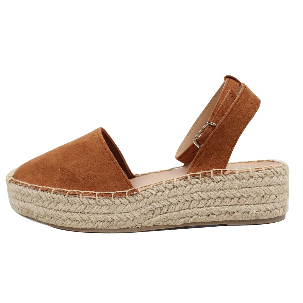 SiZe 9 Hazel Crochet Espadrilles Ankle Strap Flatf - Picture 2 of 5